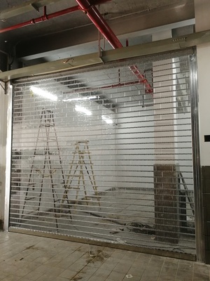 不锈钢PVC水晶门