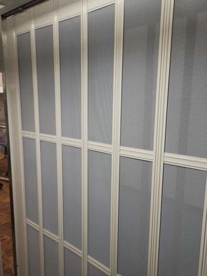 防蚊虫折叠门，阻音防风折叠门，防盗阳台折叠门，镂空防盗折叠门，铝板冲孔折叠门